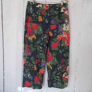 Sezane Floral Wide Leg Pants - Multicolor